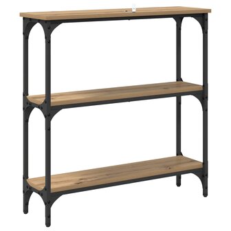 Wandtafel Artisan Eiken 75 x 22,5 x 75 cm Bewerkt hout 7