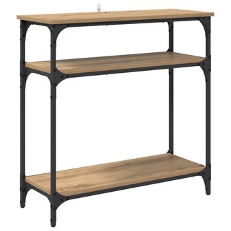 Wandtafel Artisan Eiken 75 x 29 x 75 cm Bewerkt hout 2