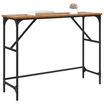 Wandtafel Oudhout 100 x 32 x 75 cm Bewerkt hout 3