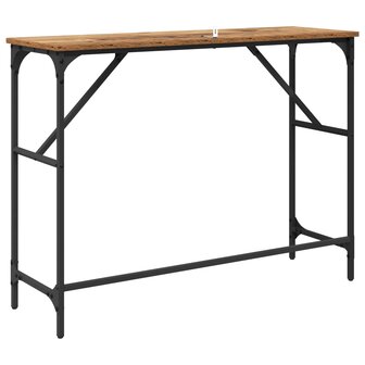 Wandtafel Oudhout 100 x 32 x 75 cm Bewerkt hout 7
