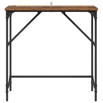 Wandtafel Oudhout 75 x 32 x 75 cm Bewerkt hout 5