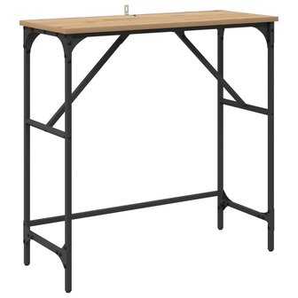 Wandtafel Artisan Eiken 75 x 32 x 75 cm Bewerkt hout 2