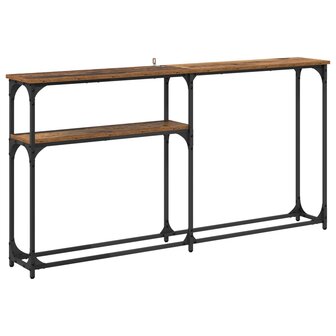 Wandtafel Oud hout 145x22.5x75cm Bewerkt hout 2