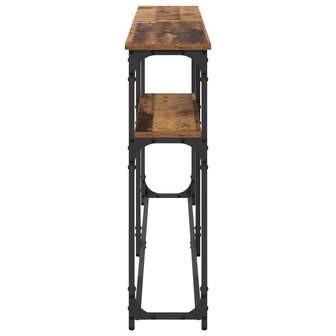 Wandtafel Oud hout 145x22.5x75cm Bewerkt hout 6