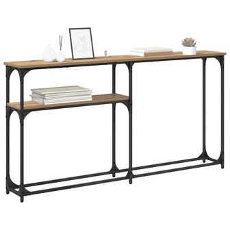 Wandtafel Artisan Eiken 145 x 22,5 x 75 cm Bewerkt hout 3