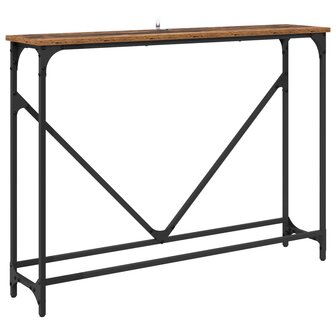 Wandtafel Oud Hout 102 x 23 x 75 cm Bewerkt hout 2