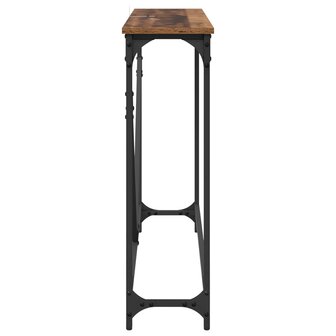 Wandtafel Oud Hout 102 x 23 x 75 cm Bewerkt hout 6