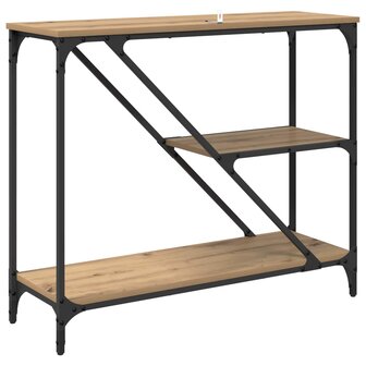 Wandtafel Artisan Eiken 88,5 x 30 x 75 cm Bewerkt hout 7