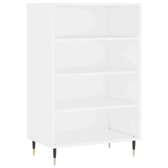 Hoge kast 57x35x90 cm bewerkt hout wit 2
