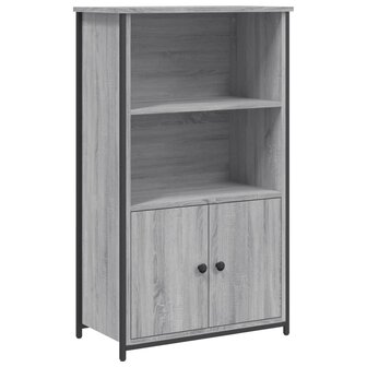 Hoge kast 62x32x103,5 cm bewerkt hout grijs sonoma eikenkleurig 2