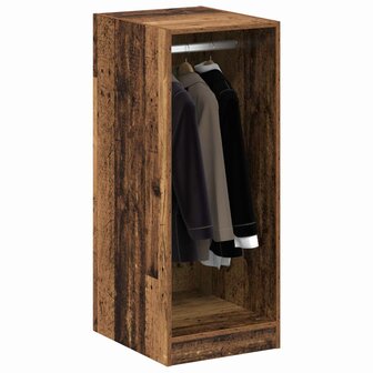 Kledingkast met plank met opslag Oudhout 41 x 48 x 102 cm 3