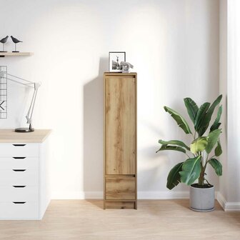 Highboard 29,5x34x119,5 cm spaanplaat eikenkleurig eikenkleurig 3