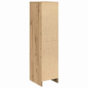 Highboard 29,5x34x119,5 cm spaanplaat eikenkleurig eikenkleurig 8