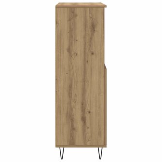 Highboard Bruin 60 x 36 x 110 cm Bewerkt hout 7