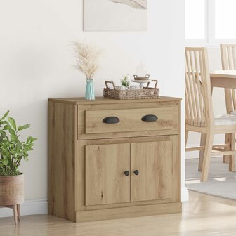 Highboard Artisan Eiken 70 x 35,5 x 67,5 cm Bewerkt hout 1