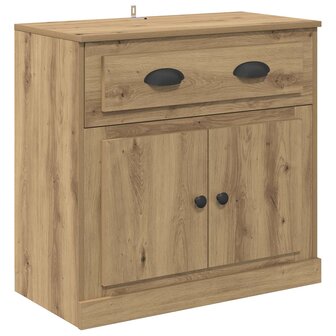 Highboard Artisan Eiken 70 x 35,5 x 67,5 cm Bewerkt hout 2