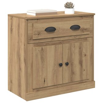 Highboard Artisan Eiken 70 x 35,5 x 67,5 cm Bewerkt hout 3