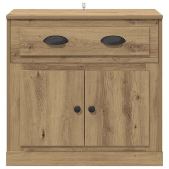 Highboard Artisan Eiken 70 x 35,5 x 67,5 cm Bewerkt hout 6