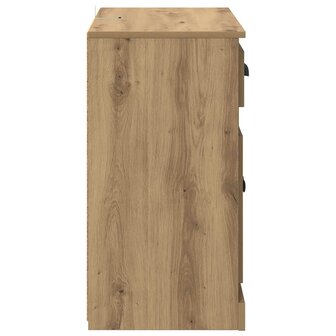 Highboard Artisan Eiken 70 x 35,5 x 67,5 cm Bewerkt hout 7