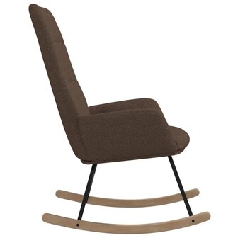 Schommelstoel stof taupe 4