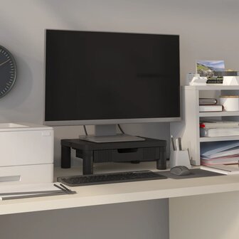 Monitorstandaard 43x30,5x13 cm zwart 1