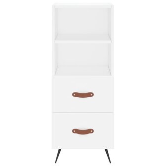 Dressoir 34,5x34x90 cm bewerkt hout wit 6