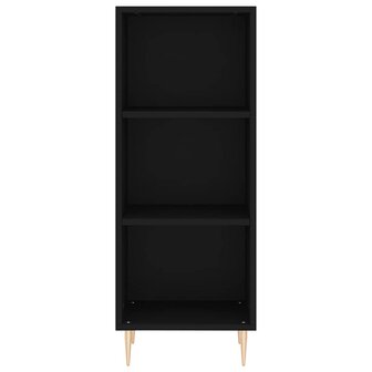 Dressoir 34,5x32,5x90 cm bewerkt hout zwart 4