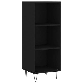 Dressoir 34,5x32,5x90 cm bewerkt hout zwart 2