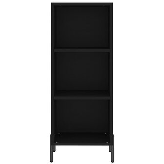 Dressoir 34,5x32,5x90 cm bewerkt hout zwart 4