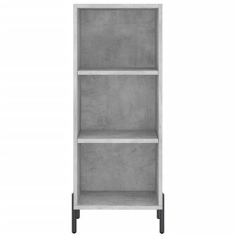 Dressoir 34,5x32,5x90 cm bewerkt hout betongrijs 4