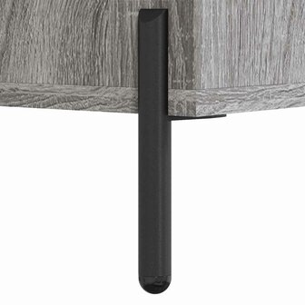 Dressoir 34,5x32,5x90 cm bewerkt hout grijs sonoma eikenkleurig 7