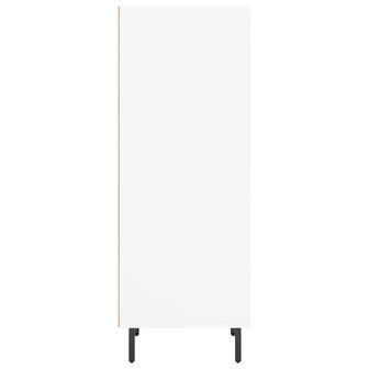 Dressoir 34,5x32,5x90 cm bewerkt hout wit 5