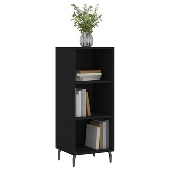 Dressoir 34,5x32,5x90 cm bewerkt hout zwart 3