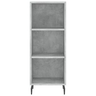 Dressoir 34,5x32,5x90 cm bewerkt hout betongrijs 4
