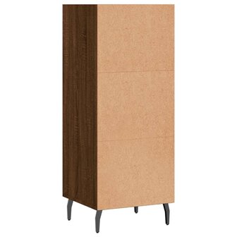 Dressoir 34,5x32,5x90 cm bewerkt hout bruin eikenkleur 6