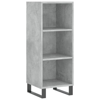 Dressoir 34,5x32,5x90 cm bewerkt hout betongrijs 2