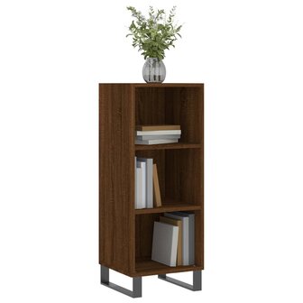 Dressoir 34,5x32,5x90 cm bewerkt hout bruin eikenkleur 3