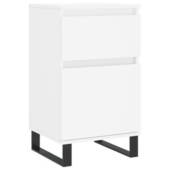 Dressoir 40x35x70 cm bewerkt hout wit 2
