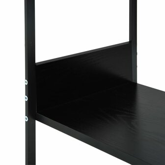 Boekenkast 33,5x39,6x79,7 cm bewerkt hout zwart 5