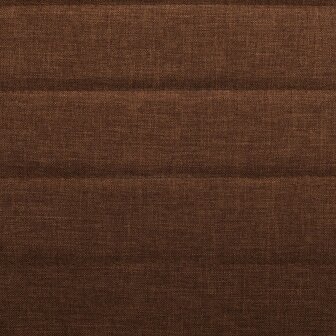 Eetkamerstoelen 2 st stof bruin 7
