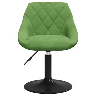 Eetkamerstoel fluweel lichtgroen 3