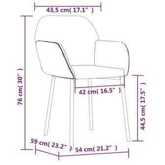 Eetkamerstoelen 2 st fluweel lichtgrijs 8