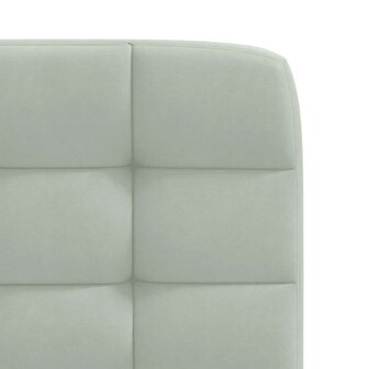 Eetkamerstoelen 2 st fluweel lichtgrijs 7