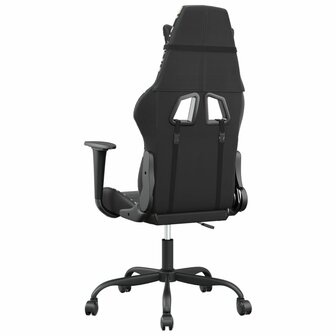 Gamestoel kunstleer zwart en camouflage 5