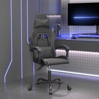 Gamestoel kunstleer zwart 1