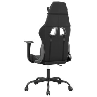 Massage gamestoel kunstleer zwart en camouflage 5