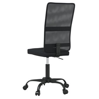 Kantoorstoel mesh stof zwart 5