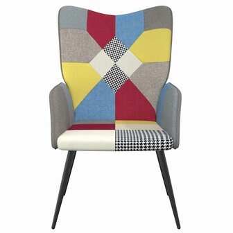 Relaxstoel patchwork stof 3