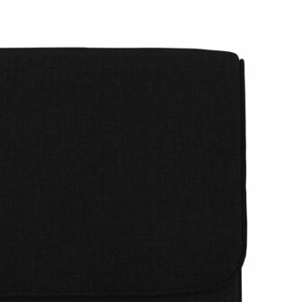 Loungestoel 55x64x80 cm stof zwart 6