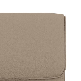 Loungestoel 55x64x80 cm kunstleer cappuccinokleurig 6